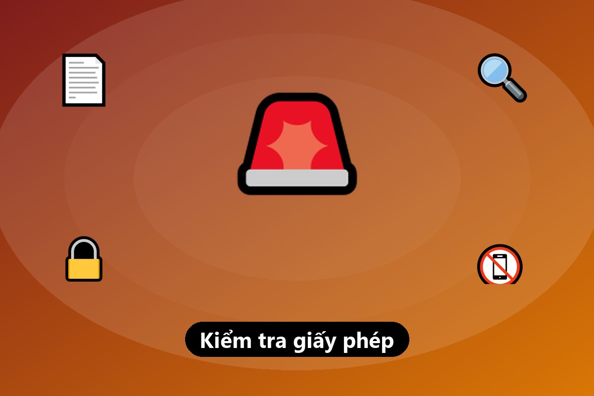 Kiểm tra giấy phép phái cử