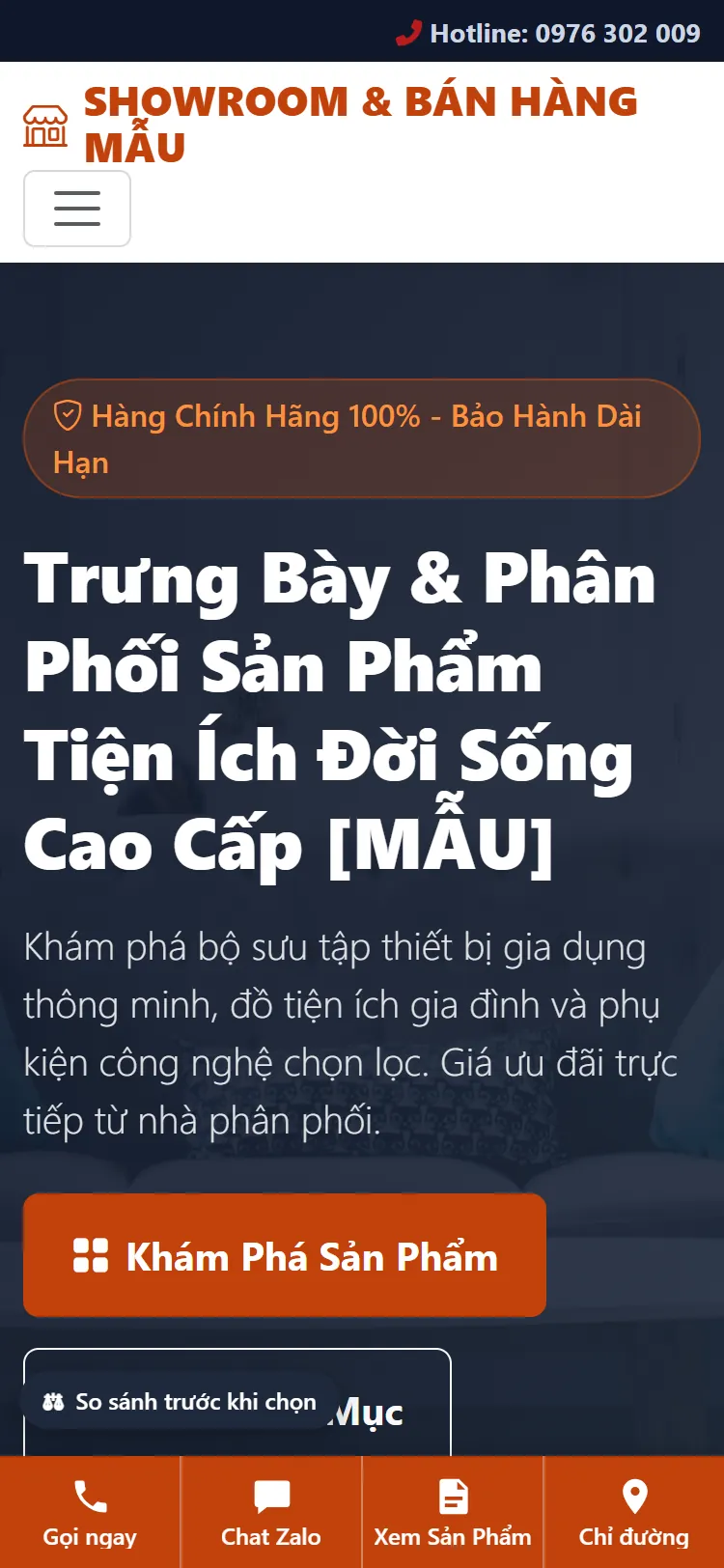 Bán hàng – Kho – POS – Demo gần nhất — Trang chủ (điện thoại)